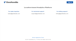 Desktop Screenshot of geofeedia.com